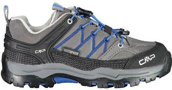 Calzado infantil CMP Rigel Low Trekking Shoes WP grey-royal 35UH